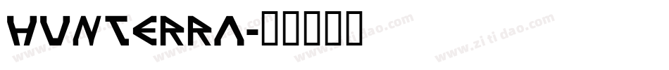 Hunterra字体转换