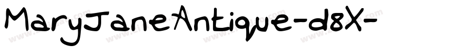 MaryJaneAntique-d8X字体转换