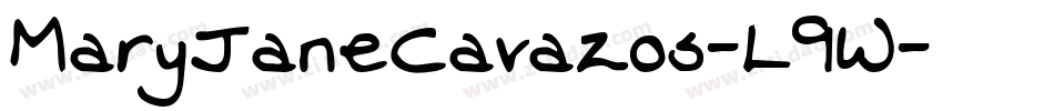 MaryJaneCavazos-L9W字体转换
