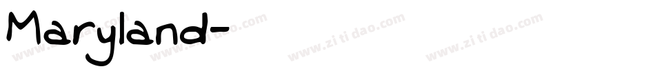 Maryland字体转换
