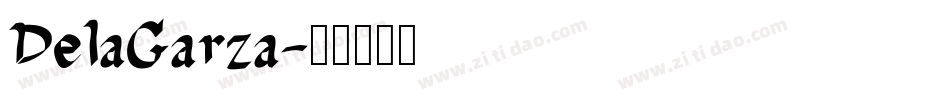 DelaGarza字体转换