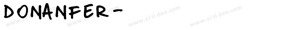 Donanfer字体转换