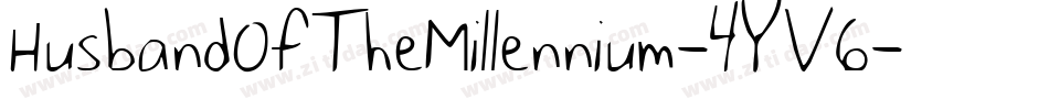 HusbandOfTheMillennium-4YV6字体转换