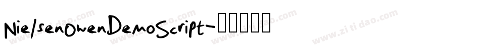 NielsenOwenDemoScript字体转换