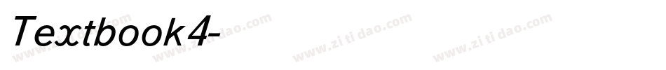 Textbook4字体转换