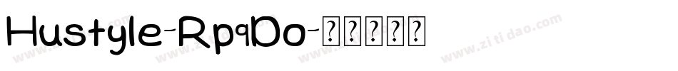 Hustyle-Rp9Do字体转换
