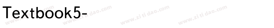 Textbook5字体转换