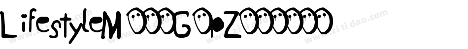 LifestyleM54-G5pZ字体转换