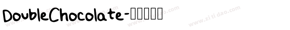 DoubleChocolate字体转换