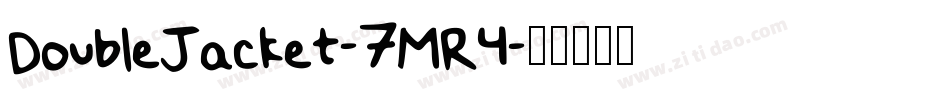 DoubleJacket-7MR4字体转换
