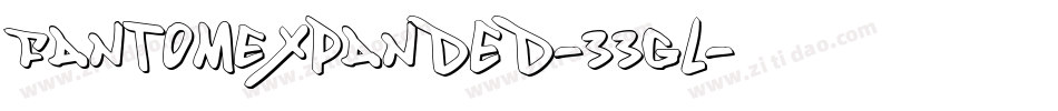 FantomExpanded-33gL字体转换