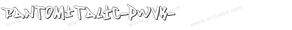 FantomItalic-pWVK字体转换