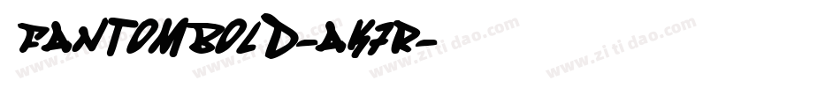 FantomBold-aK7R字体转换