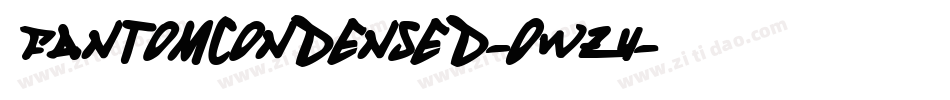 FantomCondensed-OWz4字体转换