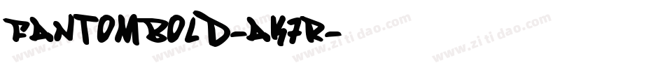 FantomBold-aK7R字体转换