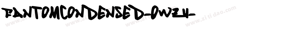FantomCondensed-OWz4字体转换