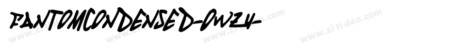 FantomCondensed-OWz4字体转换