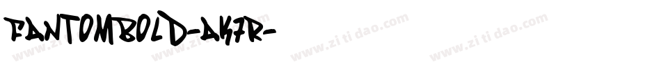 FantomBold-aK7R字体转换