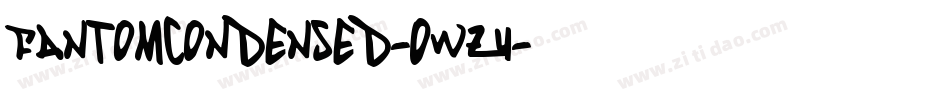 FantomCondensed-OWz4字体转换