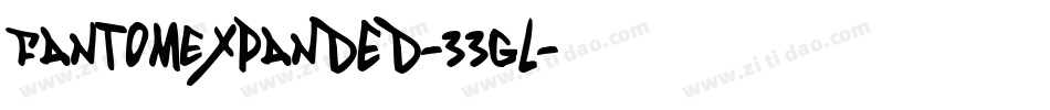 FantomExpanded-33gL字体转换