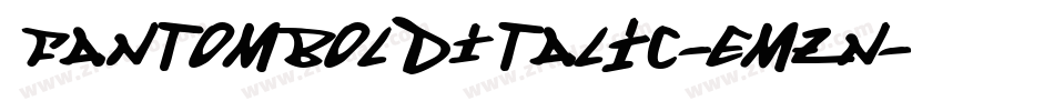 FantomBoldItalic-Emzn字体转换