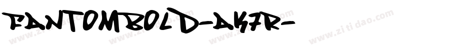 FantomBold-aK7R字体转换