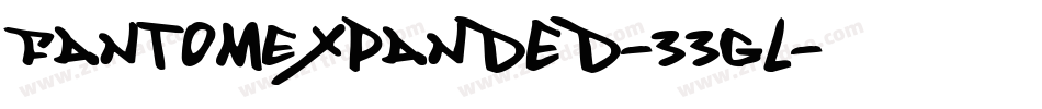 FantomExpanded-33gL字体转换