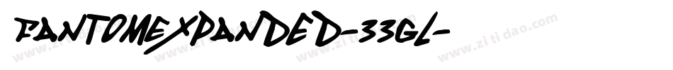 FantomExpanded-33gL字体转换