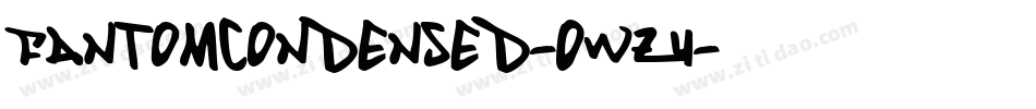 FantomCondensed-OWz4字体转换