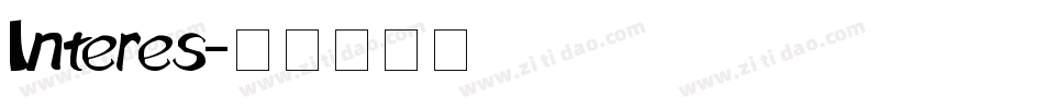 Interes字体转换