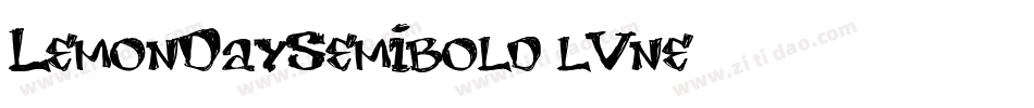 LemonDaySemibold-lVne字体转换