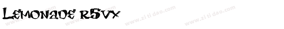 Lemonade-r5vx字体转换