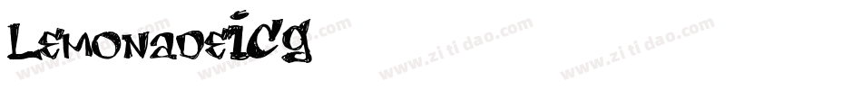 LemonadeICG字体转换