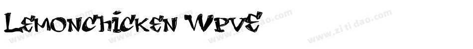 Lemonchicken-WpvE字体转换