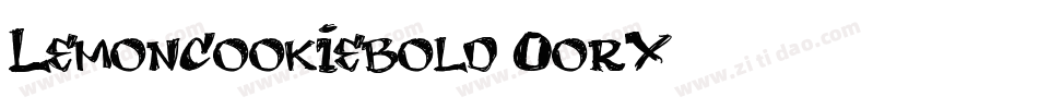 Lemoncookiebold-0orX字体转换