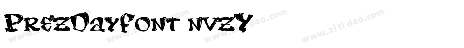 PrezDayFont-nvzY字体转换