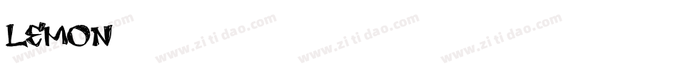 lemon字体转换