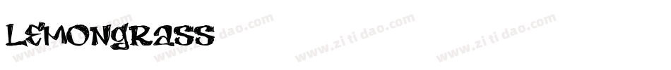 lemongrass字体转换