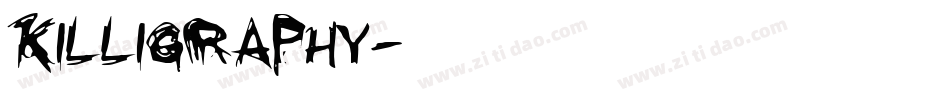 killigraphy字体转换