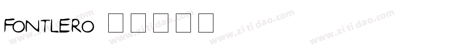 FONTLERO字体转换