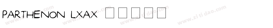 Parthenon-lxAX字体转换