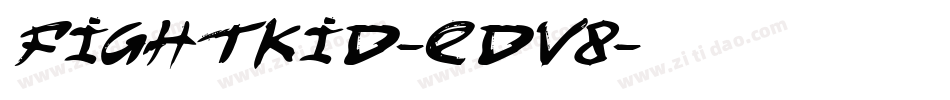 FightKid-EdV8字体转换