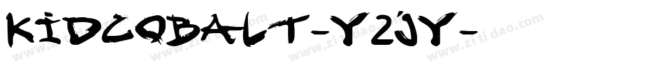 KidCobalt-Y2jy字体转换