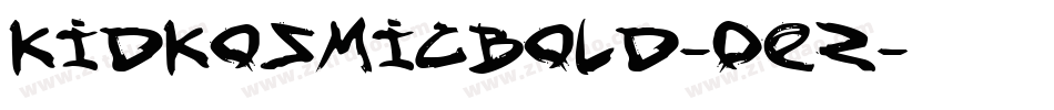KidKosmicBold-0Ez字体转换