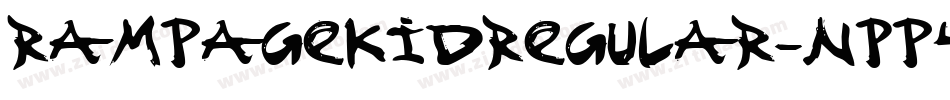 RampageKidRegular-nPp4字体转换