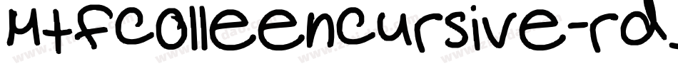 MtfColleenCursive-rdJy字体转换