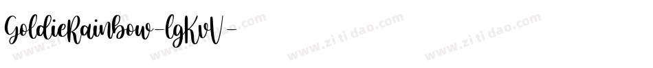 GoldieRainbow-lgKvV字体转换
