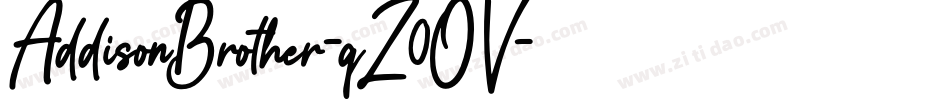 AddisonBrother-qZ0OV字体转换