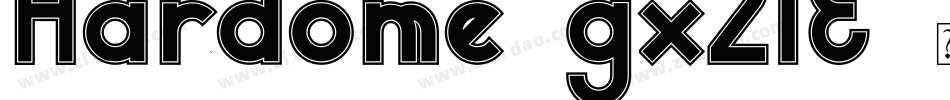 Hardome-gx21E字体转换