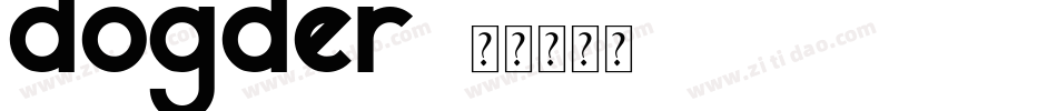 dogder字体转换